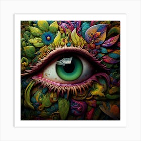 Eye Of The Forest 1 Art Print