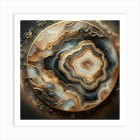 Agate Painting 1 Art Print