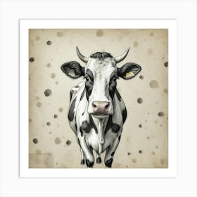 Cow Canvas Art Art Print