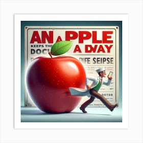 Apple a day 11 Art Print