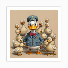 Donald Duck 17 Art Print