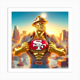 San Francisco 49ers 10 Art Print