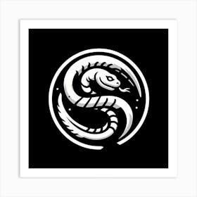 Snake Logo Art Print