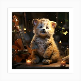 Tiger Cub Art Print