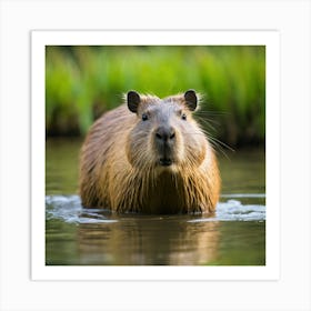 Capybara 9 Art Print