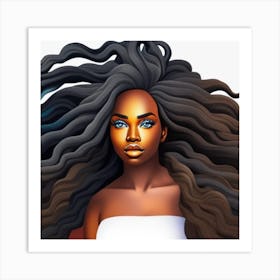 From Melanin, With Love - Unfiltered Art Print