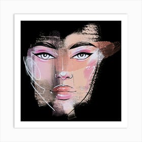 Face Painting Art Print