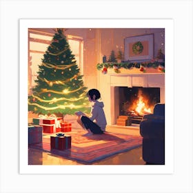 Christmas Tree 43 Art Print
