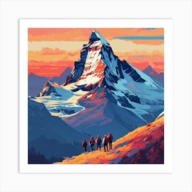 Matterhorn Painting Art Print