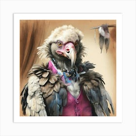 Vulture 8 Art Print