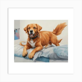 Golden Retriever Art Print