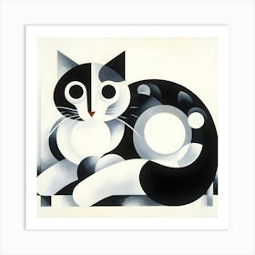 Abstract Cat 8 Art Print