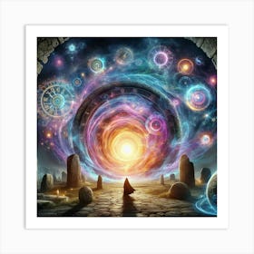 Portal To The Universe paintings art print 1 Art Print