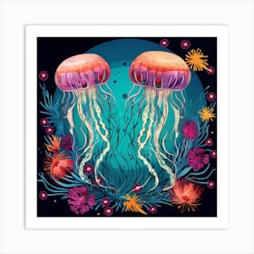 Jellyfish Art Print