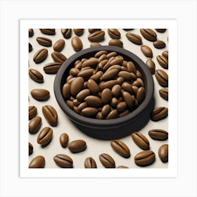 Coffee Beans 309 Art Print