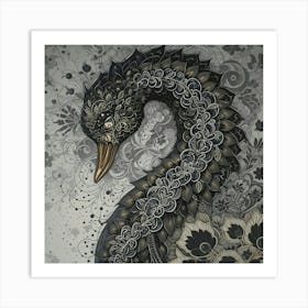 Swan Art 1 Art Print