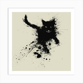 Black Cat 1 Art Print