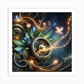 Steampunk Art Art Print