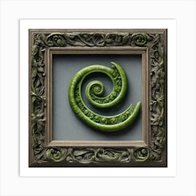 Fern frame Art Print