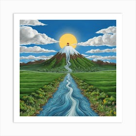 River Of Life 1 Art Print