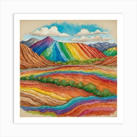 Rainbow Valley Art Print