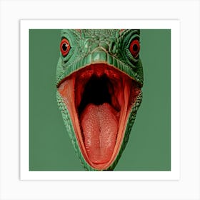 Lizard Head Art Print