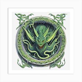 Poison Dragon Art Print