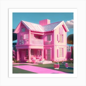 Barbie Dream House (280) Art Print