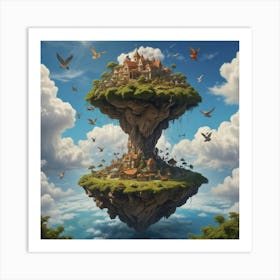 Island In The Sky Art Print