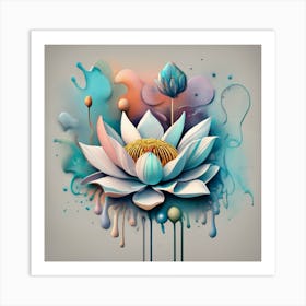 Lotus Flower 41 Art Print