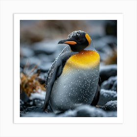 King Penguin 6 Art Print