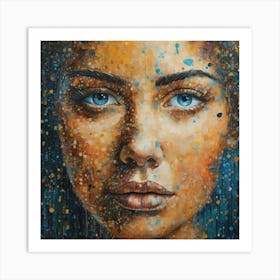 A woman Art Print