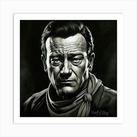 John Wayne Art Print