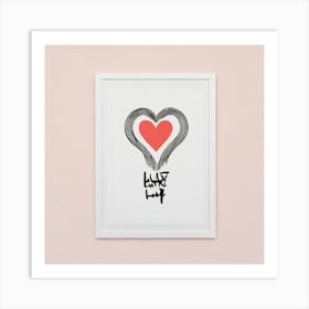 Love You Art Print