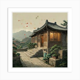 Asian House 1 Art Print