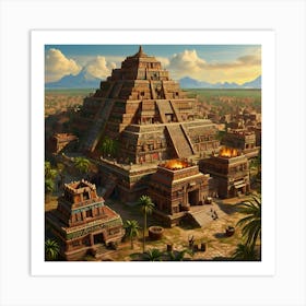 Egyptian Pyramid 1 Art Print