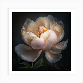 Blooming Peony Art Print