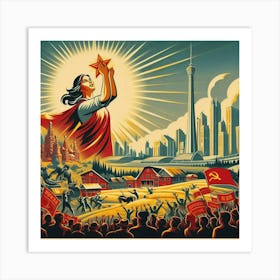 Communist Poster 3 Art Print