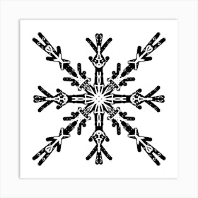 Snowflake 46 Art Print