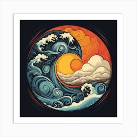 Great Wave 33 Art Print