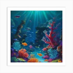 Coral Reef 8 Art Print