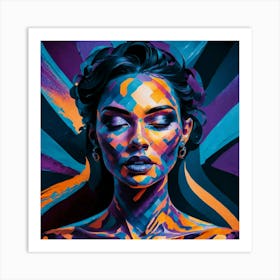 A Captivating And Abstract Piece Of Digital Art Art Print