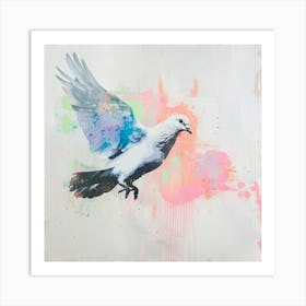 Dove fly 1 Art Print