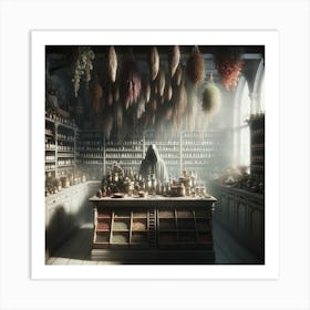 Witch's Shop Art Print