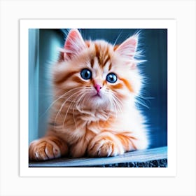 Cute Kitten Art Print