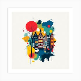 Amsterdam City Art Print