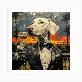 Whimsical Dogs 60 Art Print