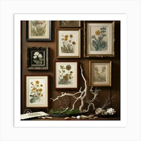 Framed Botanicals Art Print