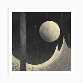 Moonscape Art Print