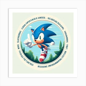 Sonic The Hedgehog 2 Art Print